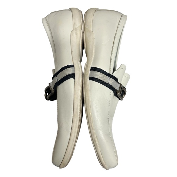 Stacy Adams Men's White Leather Bit Loafers Size 9 - Picture 4 of 8